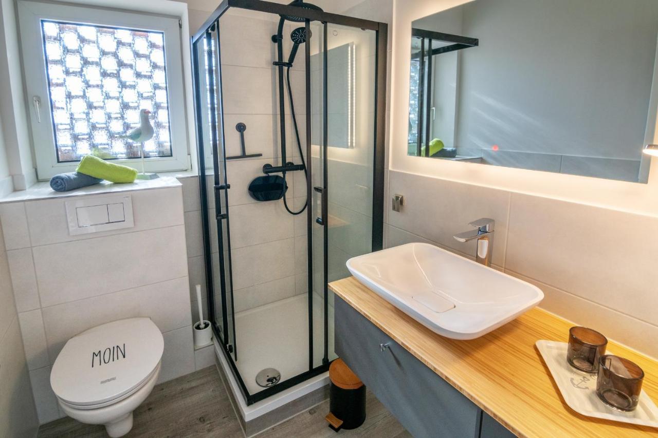 Ferienwohnung Strandhaus 노르다히 외부 사진